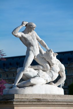 Theseus ve Minotaur (1821) Jules Ramey Jardin des TUI içinde tarafından