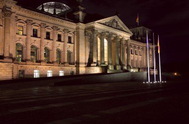 Spree ve Reichstag binası (