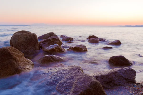 Tramonto a Sithonia, Calcidica, Grecia — Foto Stock