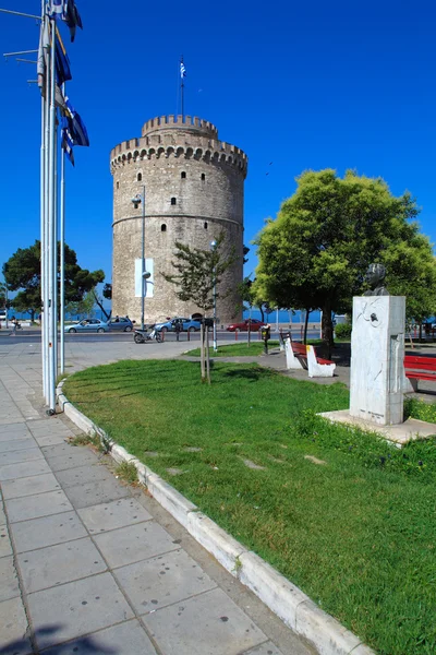 白いタワー、テッサロニキ, マケドニア, ギリシャ — ストック写真