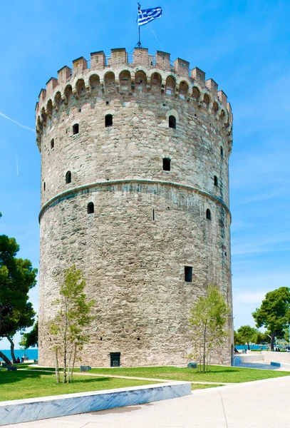 Torre Blanca, Tesalónica, Macedonia, Grecia — Foto de Stock