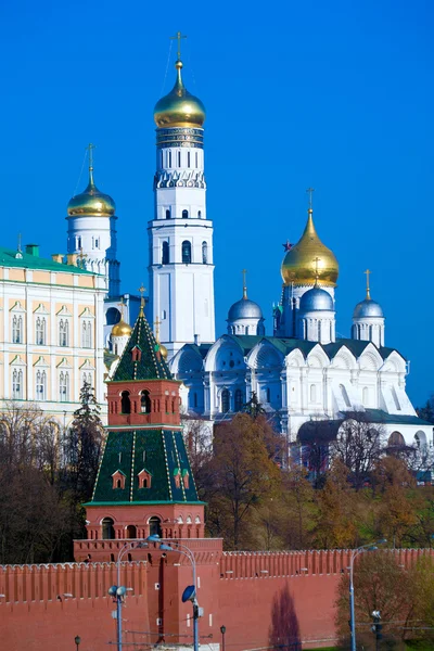 Katedraller, kremlin, Moskova, Rusya — Stok fotoğraf