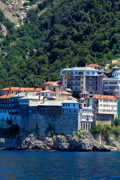 Grigoriou 修道院、 圣山半岛、 阿索斯山、 chalkidiki、 希腊 — 图库照片