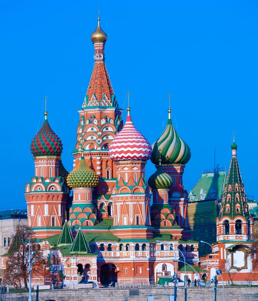 Saint Basil's Cathedral (Pokrovskiy Cathedral) (1561), Moscpw, Russia — Stock Photo, Image