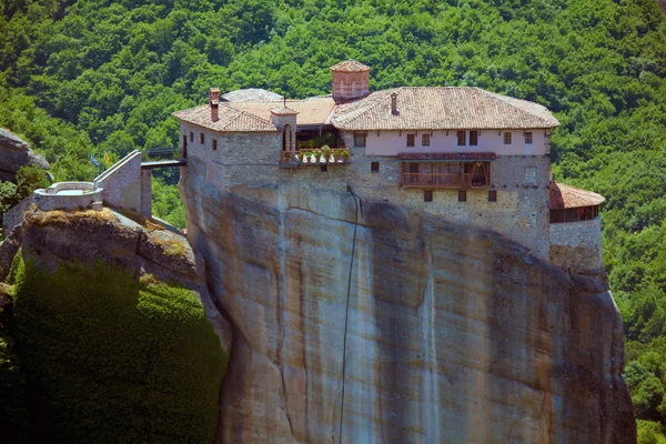 Roussanou klášter, meteora, Thesálie, Řecko — Stock fotografie