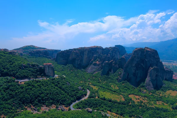 Монастырь Руссану, Метеора, Фессалия, Греция — стоковое фото