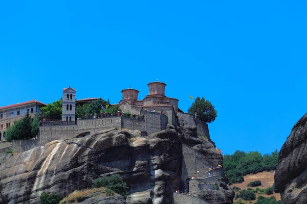 圣洁修道院的 varlaam，米特奥拉，塞萨利，希腊 — 图库照片