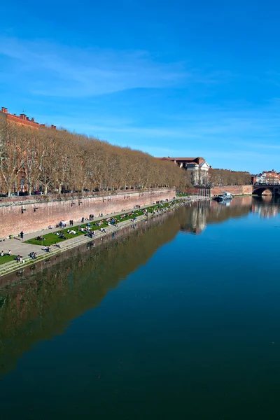 Banka garonne, toulouse, Fransa — Stok fotoğraf