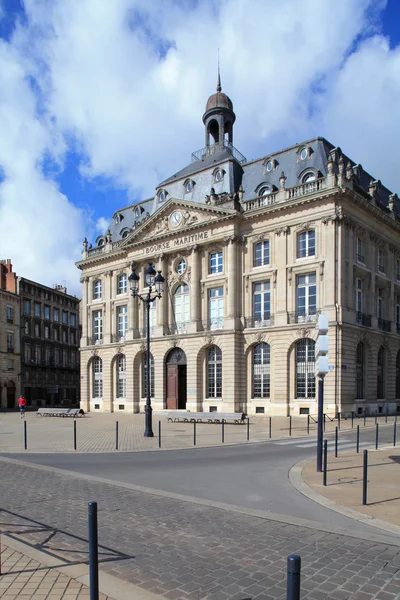 Bourse морських (фондової біржі), Бордо, Франції — стокове фото