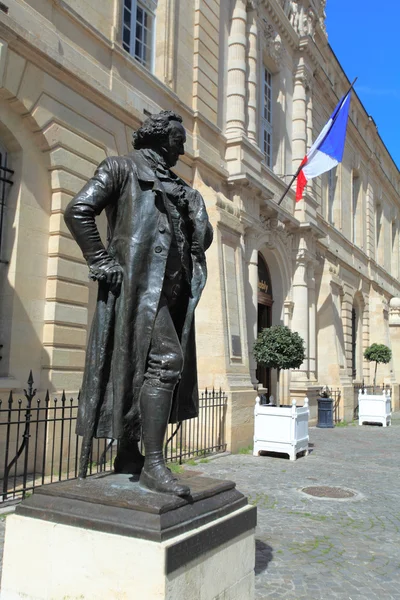 Francisco de Goya statue near Chambre Régionale des Comptes d' — стокове фото