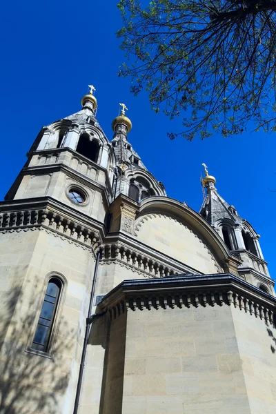 Alexander Nevskiy cattedrale della chiesa ortodossa, Parigi, Francia — Foto Stock