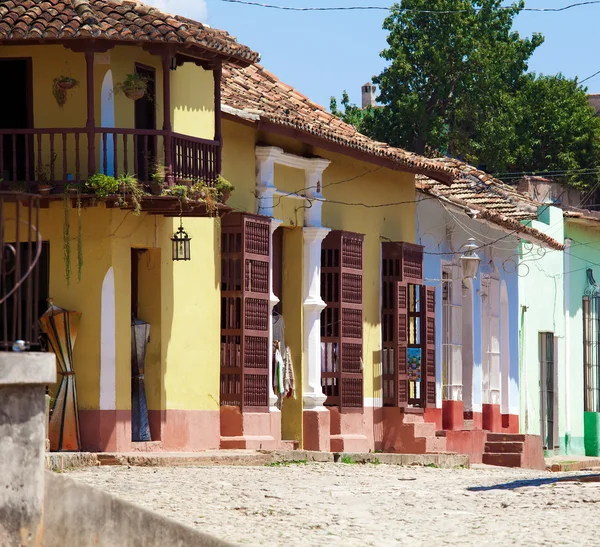 Casas na cidade velha, Trinidad, Cuba — Fotografia de Stock
