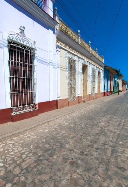Huizen in de binnenstad, trinidad, cuba — Stockfoto