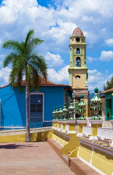 Лесия-де-Сан-Франциско-де-Асисин, старый город, Тринидад, Куба — стоковое фото