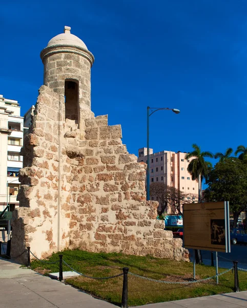 Remaining of old city wall, Havana, Cuba — Stock Photo, Image