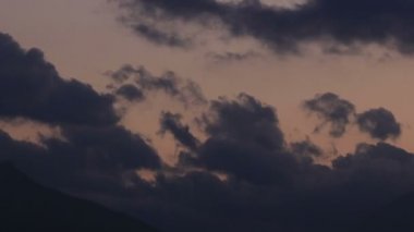 dağlar, Girit yukarıda duş günbatımı manzarası