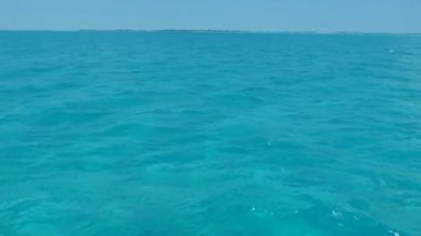 Clear water of caribbean sea near Cayo Largo, Cuba