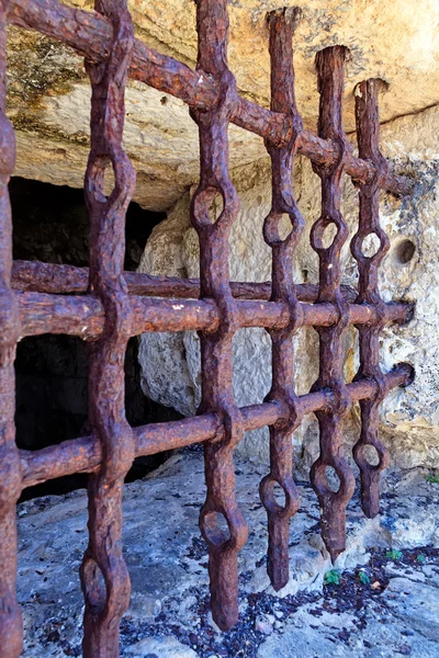 Antique σίδηρος φυλακής τα σίδερα — Φωτογραφία Αρχείου