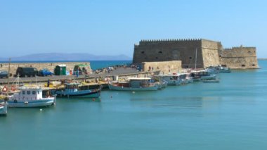 koules Venedik Kalesi ve limanı, heraklion, Girit