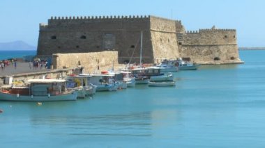 koules Venedik Kalesi ve limanı, heraklion, Girit