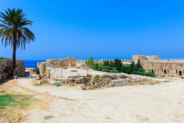 Dentro do Castelo de Kyrenia veneziano (16th c.), Norte de Chipre — Fotografia de Stock