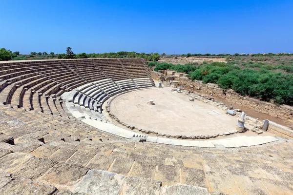 Antika teatern Salamis nära famagusta — Stockfoto