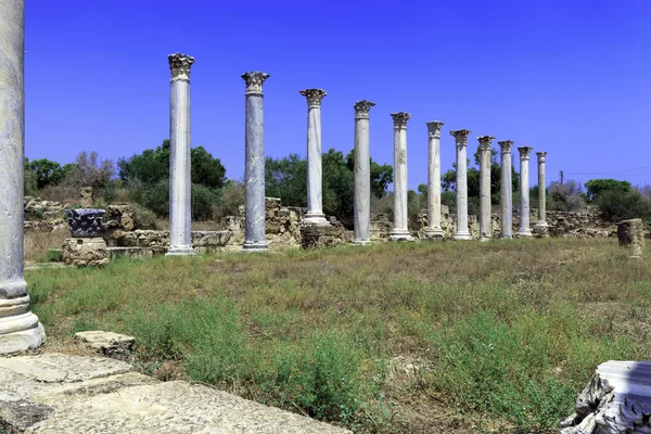 Salamis Mağusa yakınlarında kalıntıları — Stok fotoğraf