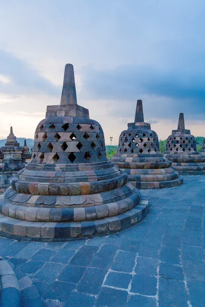 Oude borobudur boeddhistische tempel — Stockfoto