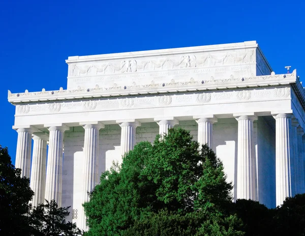 Lincoln memorial zbliżenie, washington dc — Zdjęcie stockowe