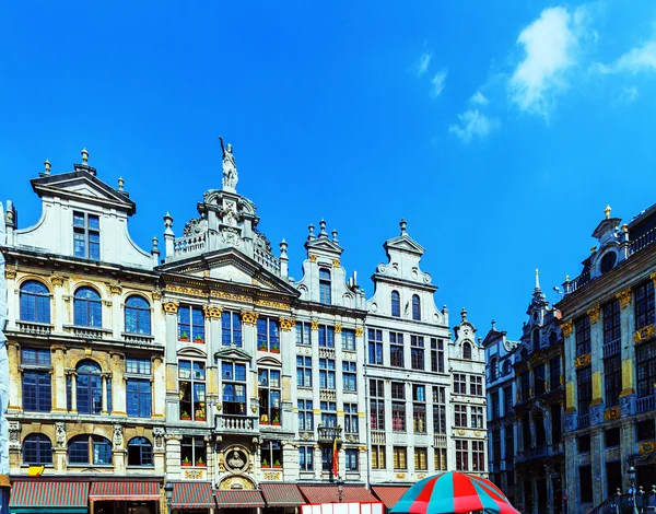 Guildhalls sulla Grand Place, Bruxelles — Foto Stock