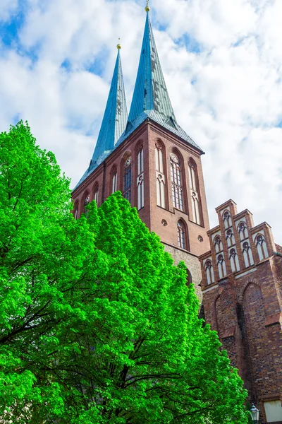 教会的 st.nikolai，柏林，德国 — 图库照片