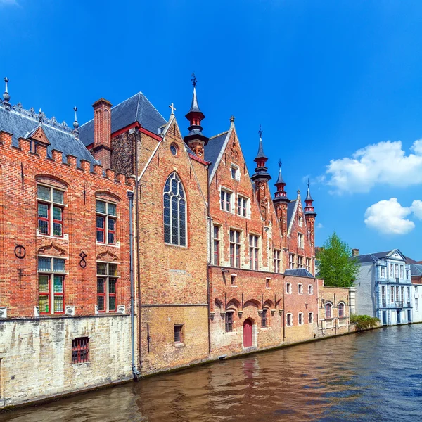 Casas antigas do Brugse Vrije, Bruge — Fotografia de Stock