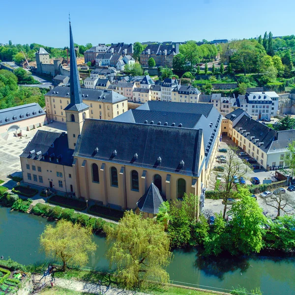 修道院和圣约安 chirch 卢森堡 — 图库照片