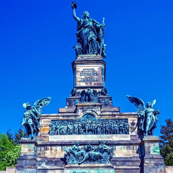 Niederwald památník, ruedesheim na rhein — Stock fotografie