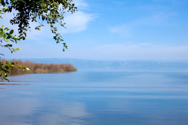 ニネレト湖の風景-ガリラヤ湖 — ストック写真
