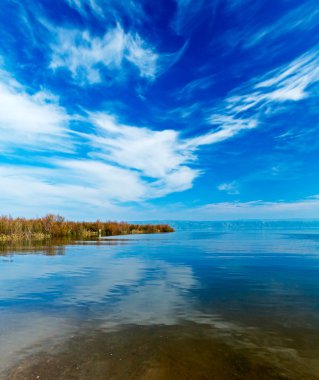 Kinneret Gölü manzarası - Celile Denizi