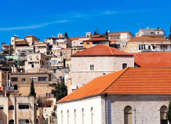 Eski şehir Nazareth çatılar — Stok fotoğraf