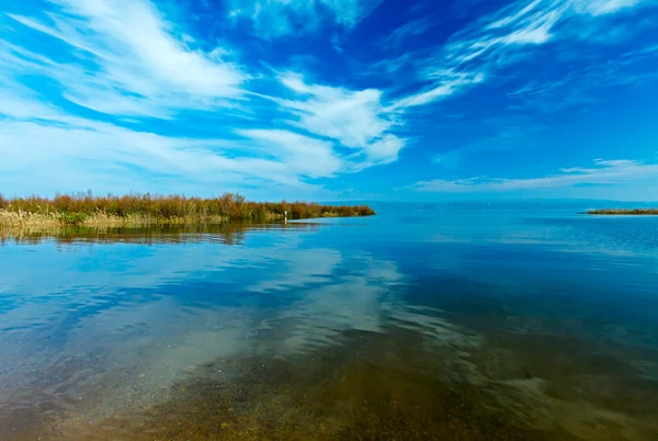 ニネレト湖の風景-ガリラヤ湖 — ストック写真
