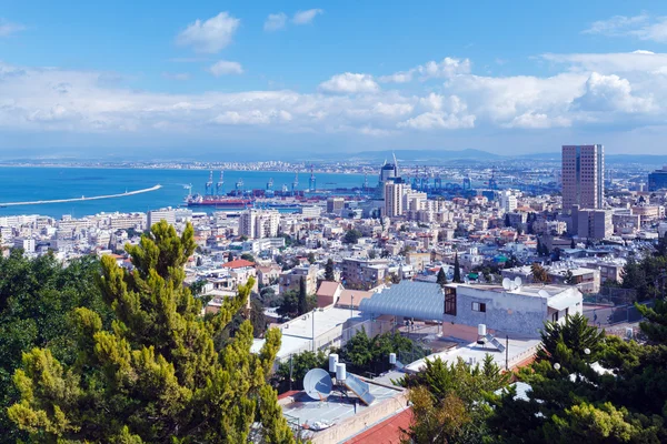 Vista aérea de Haifa, Israel — Fotografia de Stock