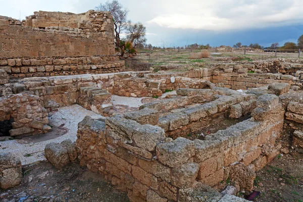 Ruinas del puerto antiguo, Cesarea Marítima — Foto de Stock