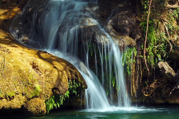 Водоспади в Topes de Кольянтес, Куба — стокове фото