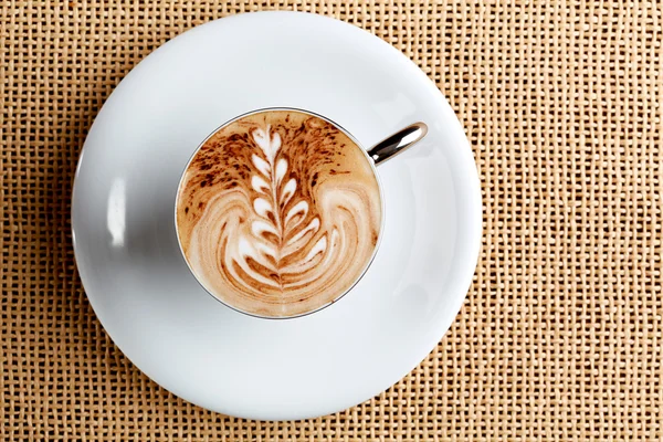 Café tardío con chocolate — Foto de Stock