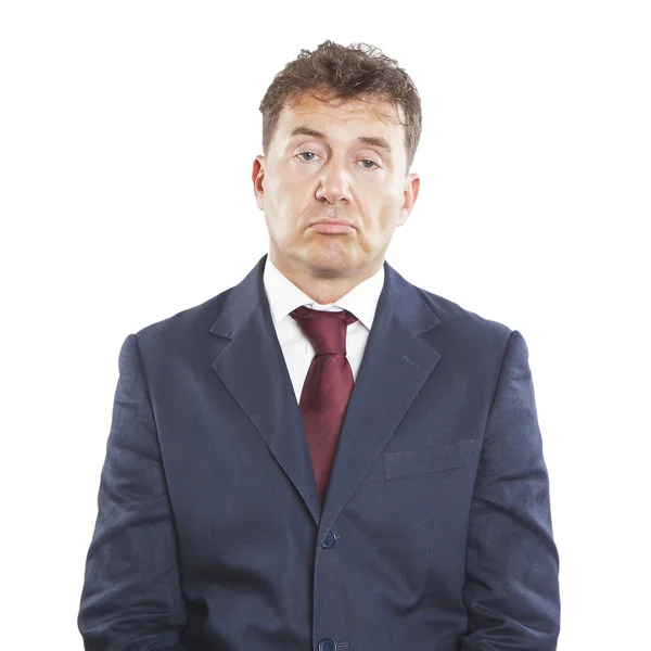 Businessman with bored expression — Stock Photo, Image