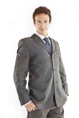 yakışıklı genç işadamı