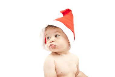 Şirin Bebek Noel şapka ile