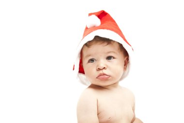 Şirin Bebek Noel şapka ile