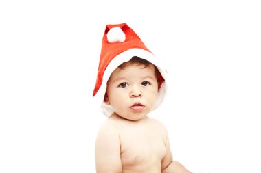 Şirin Bebek Noel şapka ile