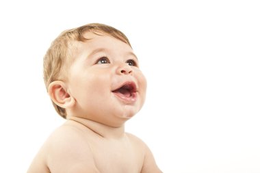 şirin bir bebek portresi