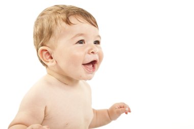 şirin bir bebek portresi