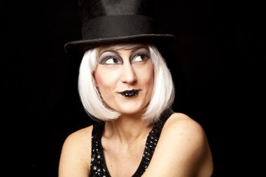 Kabare sanatçısı portre